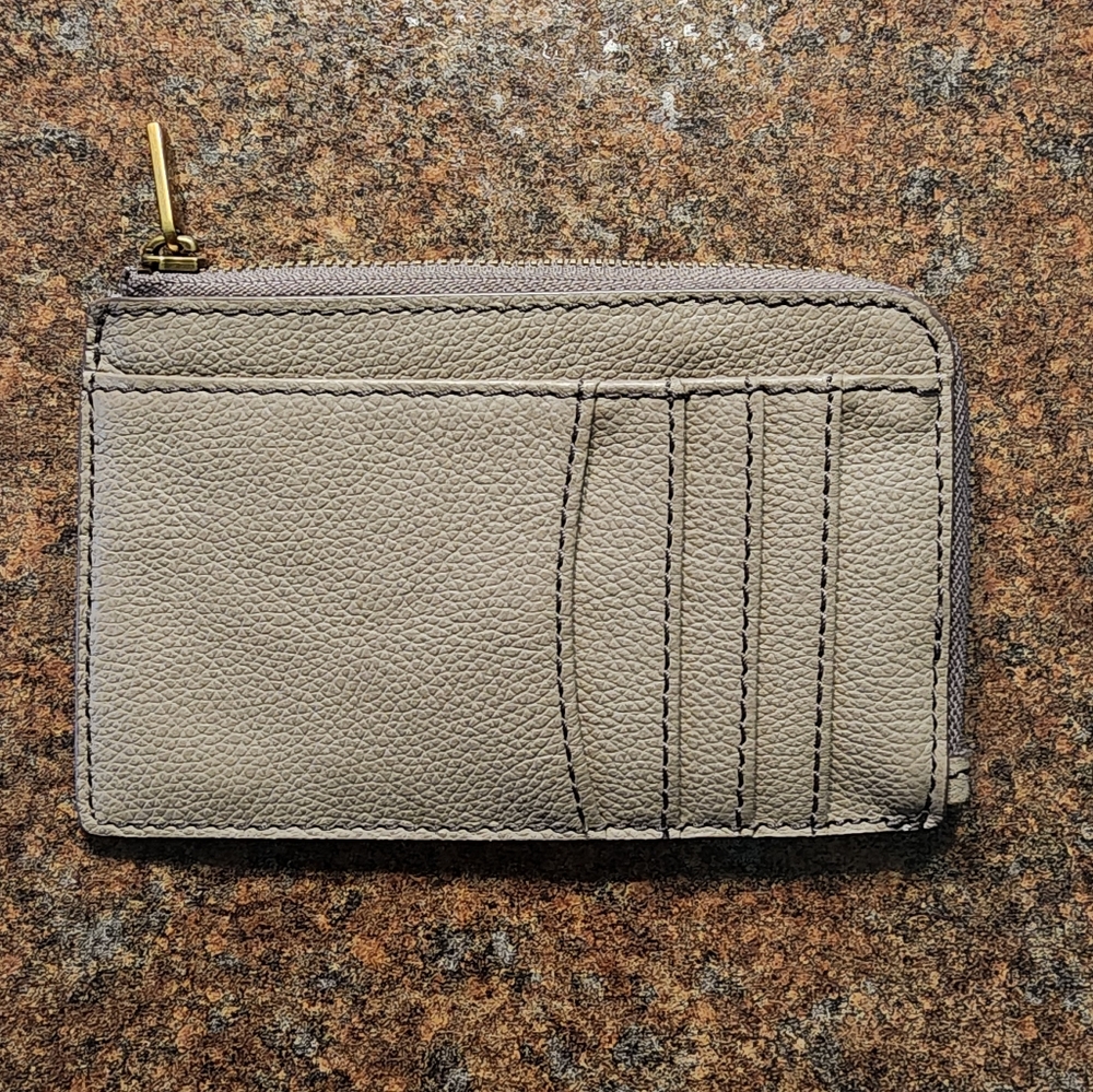 Fossil brand Grey Jori Zip Wallet